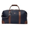 Sac de voyage Button Marine & Marron