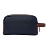 Trousse de toilette Button Marine & Marron