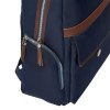 Sac à dos Button Marine & Marron