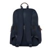 Sac à dos Button Marine & Marron
