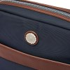 Sac reporter Button Marine & Marron