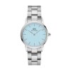 Montre Iconic Link Argent&Pastel-Bleu D28