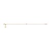 ICE-Jewellery-Diamond bracelet-Half chain-Beige