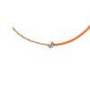 ICE-Jewellery-Diamond bracelet-Half chain-Orange