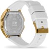 ICE digit retro-Metal Doré mirror-Blanc -Petite
