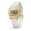 ICE digit retro-Metal Doré mirror-Blanc -Petite