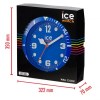 Wall clock-IW-Bleu-28cm