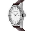 Montre dateur Tempus Marron/Argent