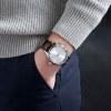 Montre dateur Tempus Marron/Argent