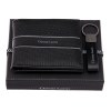 Parure Caprio Noir (porte-clefs & portefeuille)