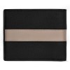 Portefeuille-cartes Delano Taupe & Noir