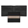 Portefeuille-cartes Delano Taupe & Noir