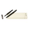Parure Brick Noir (stylo bille & stylo roller)