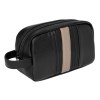 Trousse de toilette Delano Taupe & Noir