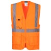 GILET EXECUTIVE HTE VISIBILITÉ AVEC POCHE POUR TABLETTE