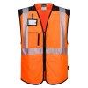 Gilet Multipoches haute-visib 65% Polyester