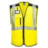 Gilet Multipoches haute-visib 65% Polyester
