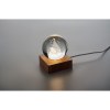 SANTA LIGHT - Boule de Noël verre avec LED