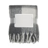 QUET - Couverture en mohair à carreaux
