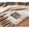 QUET - Couverture en mohair à carreaux