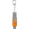 Clé USB rotative avec porte-clés