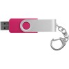 Clé USB rotative avec porte-clés