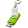 Clé USB rotative avec porte-clés