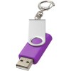 Clé USB rotative avec porte-clés