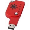 Clé USB pivotante carrée