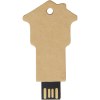 Clé USB 2.0 en papier recyclé en forme de maison