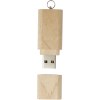 Clé USB 2.0 en bois avec porte-clés