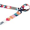 Tour de cou pour sublimation en rPET avec 2 porte-clés Leia