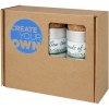 Ensemble de trois jardinets de bureau Hey Pots avec mélange de fleurs