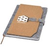 Carnet A5 Viviana en feutrine recyclée et liège