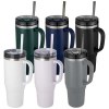 Mug isotherme Melbourne 1200 ml certifié RCS avec paille