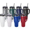 Mug isotherme Melbourne 1200 ml certifié RCS avec paille