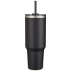Mug Sydney 1200 ml double paroi certifié RCS avec isolation par le vide et couche de cuivre avec paille