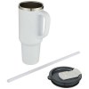 Mug Sydney 1200 ml double paroi certifié RCS avec isolation par le vide et couche de cuivre avec paille