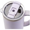 Mug Sydney 1200 ml double paroi certifié RCS avec isolation par le vide et couche de cuivre avec paille