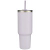 Mug Sydney 1200 ml double paroi certifié RCS avec isolation par le vide et couche de cuivre avec paille