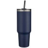 Mug Sydney 1200 ml double paroi certifié RCS avec isolation par le vide et couche de cuivre avec paille