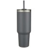 Mug Sydney 1200 ml double paroi certifié RCS avec isolation par le vide et couche de cuivre avec paille