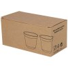 Ensemble de tasses à espresso en acier inoxydable Duo de 80 ml certifié RCS