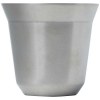 Ensemble de tasses à espresso en acier inoxydable Duo de 80 ml certifié RCS