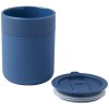 Gobelet en céramique Java de 330 ml avec revêtement en silicone et couvercle en plastique
