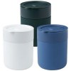 Gobelet en céramique Java de 330 ml avec revêtement en silicone et couvercle en plastique