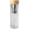 Bouteille à infusion Bailey en verre borosilicate de 400 ml avec couvercle en bambou