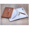 Ensemble Legato comprenant carnet A5, stylo bille et stylo roller (encre bleue)