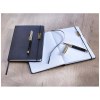 Ensemble Legato comprenant carnet A5, stylo bille et stylo roller (encre bleue)