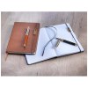 Ensemble Legato comprenant carnet A5, stylo bille et stylo roller (encre bleue)